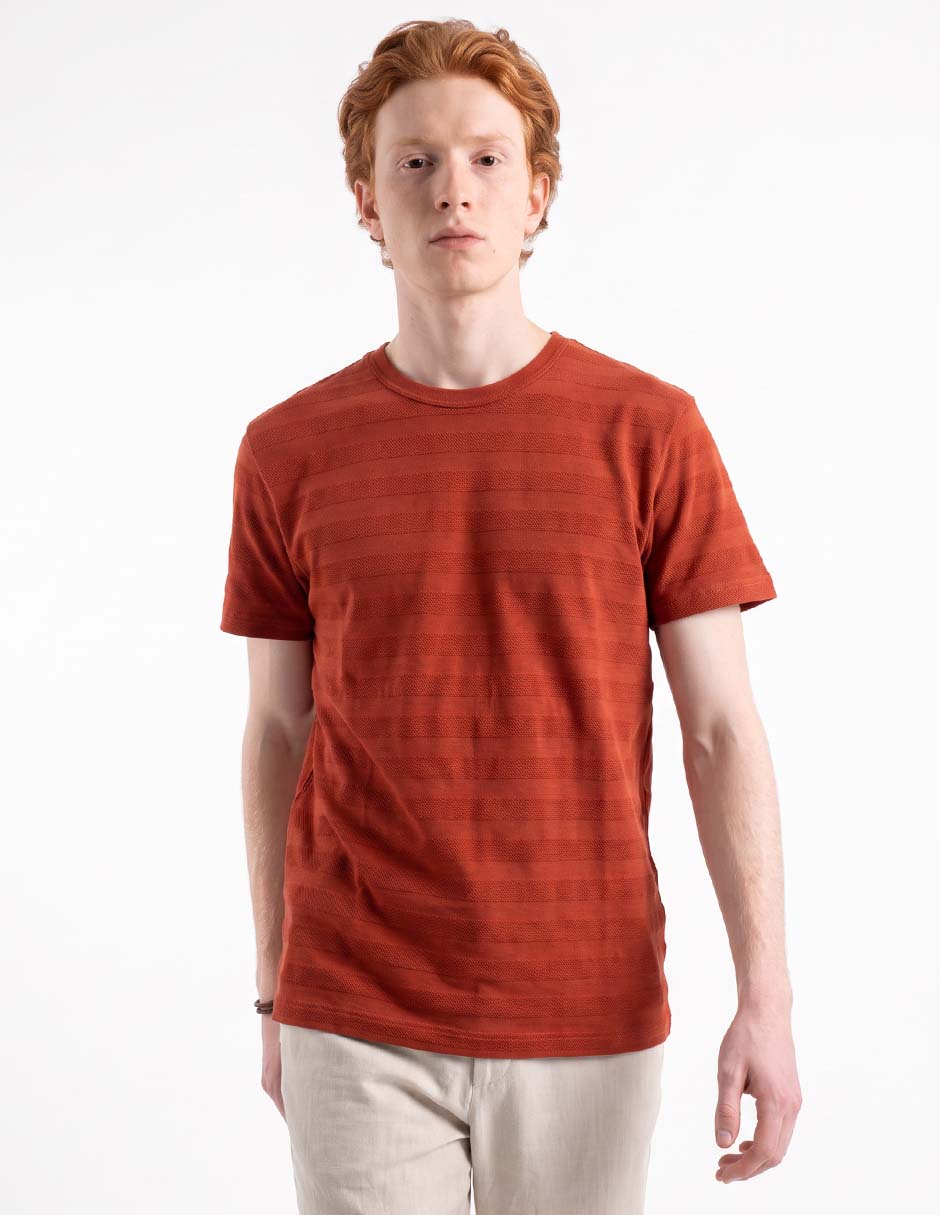 Playera cuello redondo para hombre