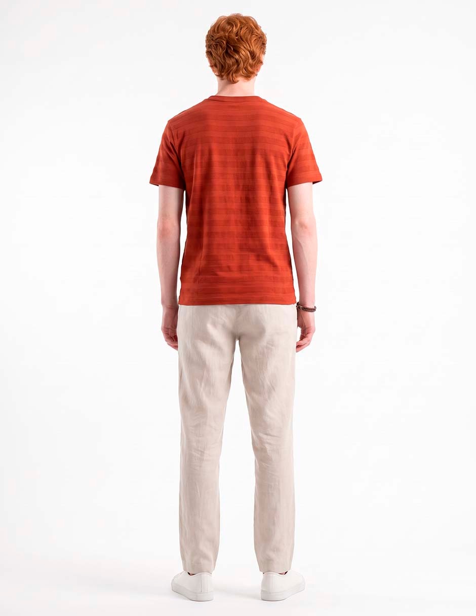 Playera cuello redondo para hombre 4