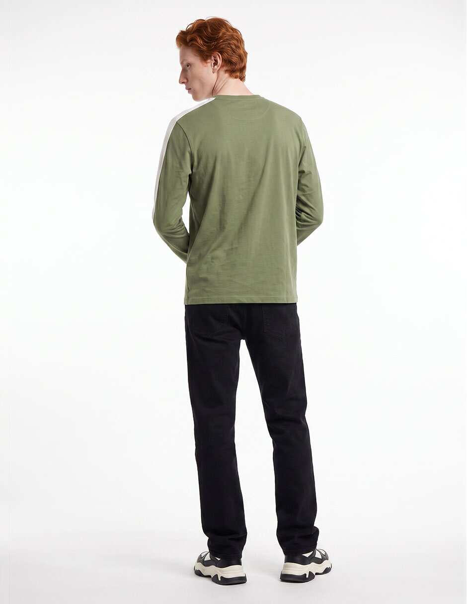 Playera cuello redondo para hombre 2