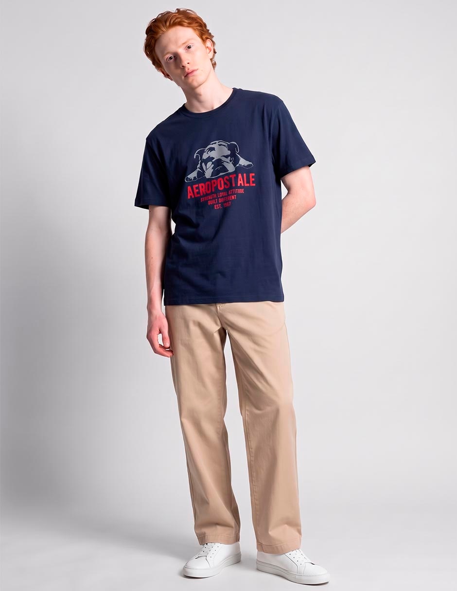 Playera cuello redondo para hombre