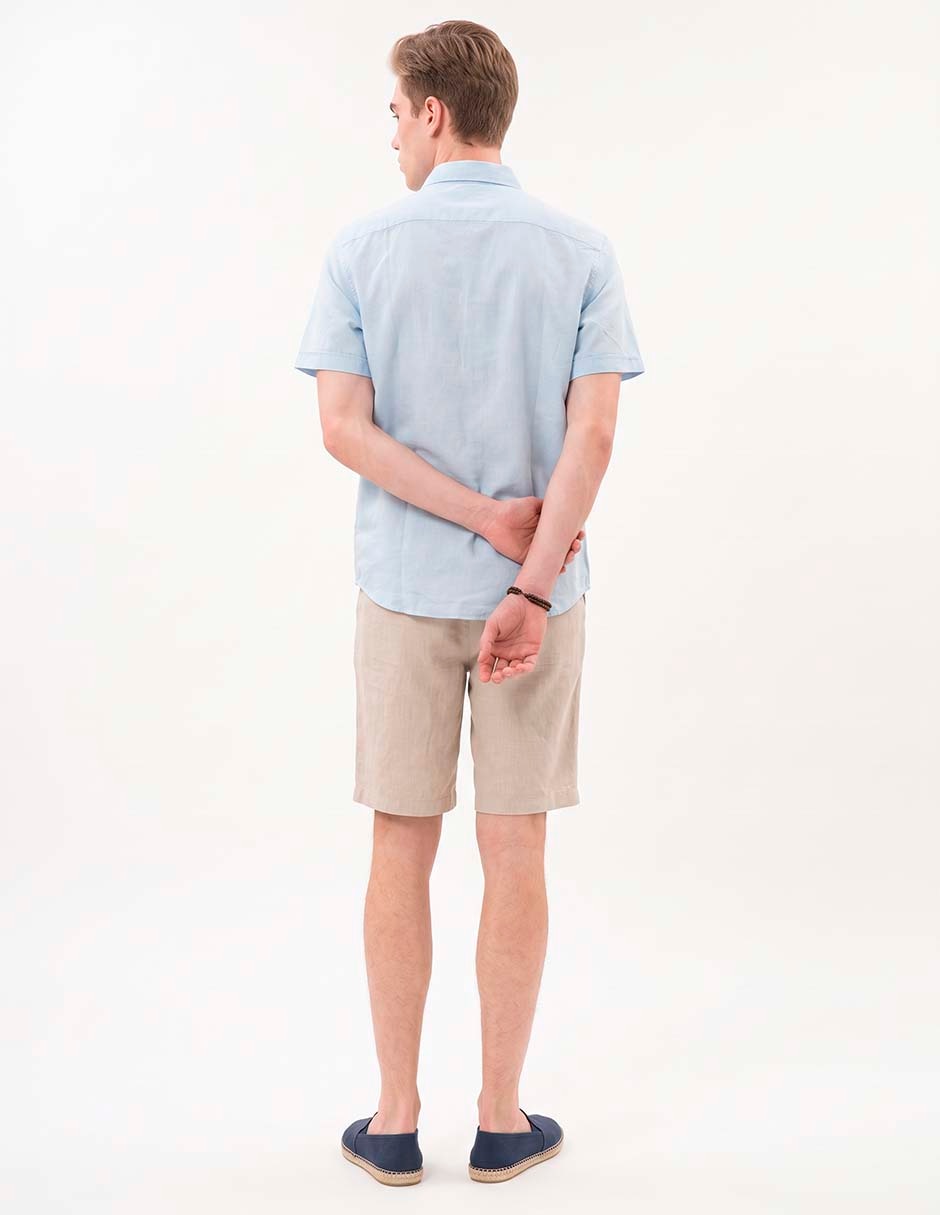 Camisa casual manga corta para hombre 2