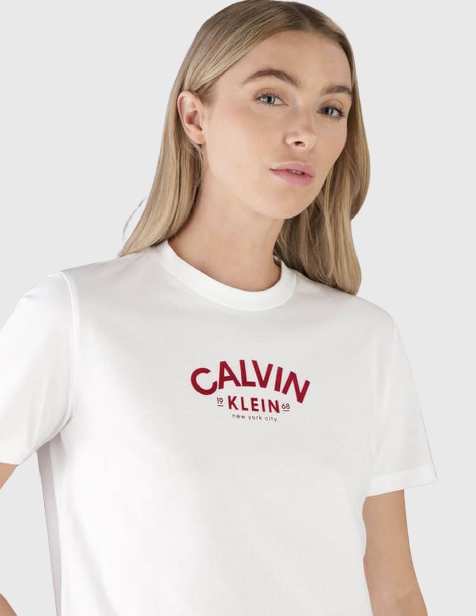 Playera manga corta cuello redondo mujer 5