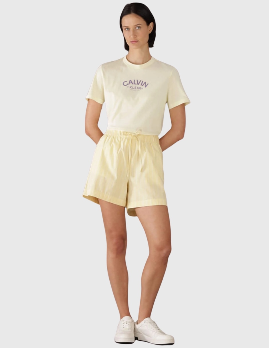 Playera manga corta cuello redondo mujer 4