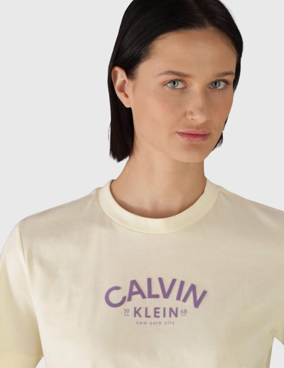 Playera manga corta cuello redondo mujer 2