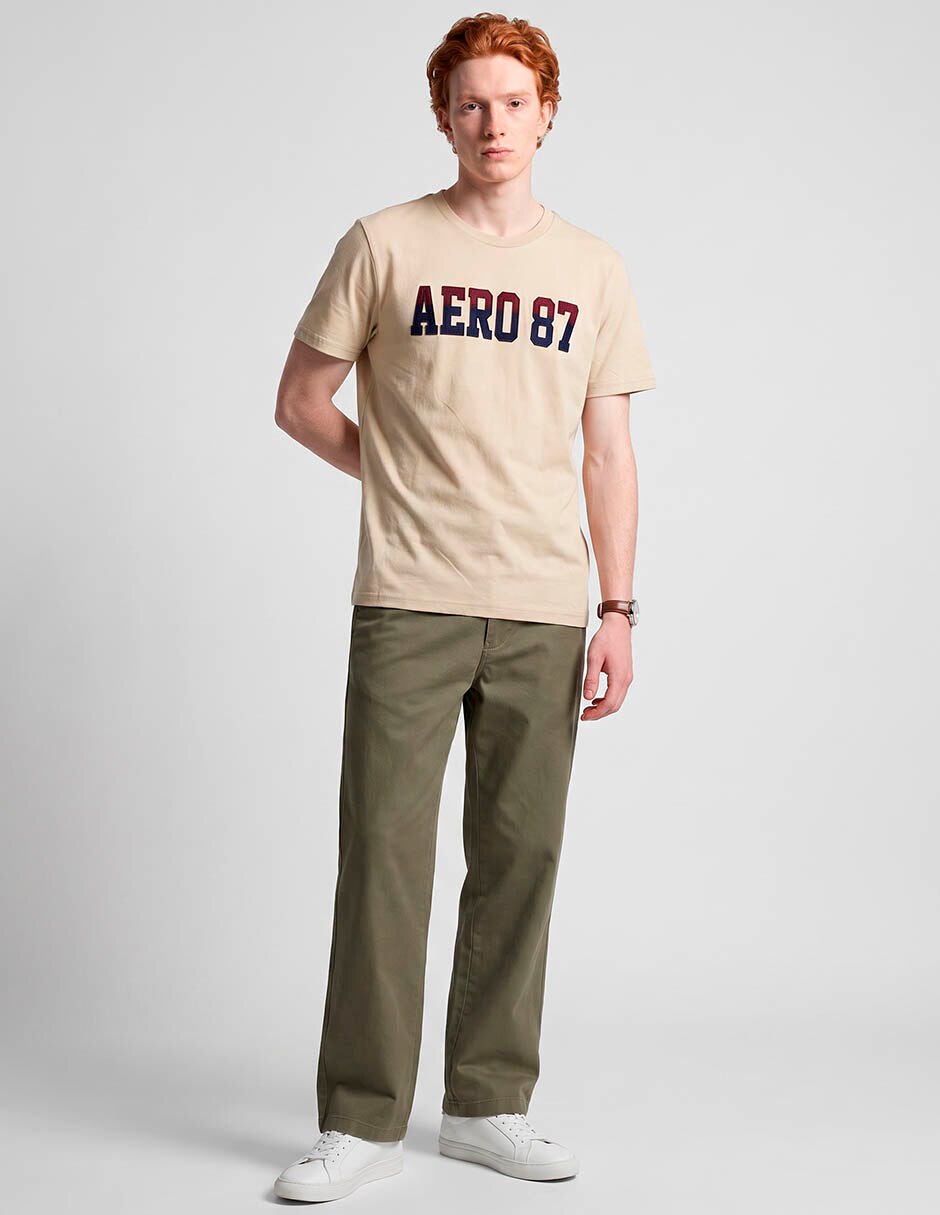 Playera cuello redondo para hombre