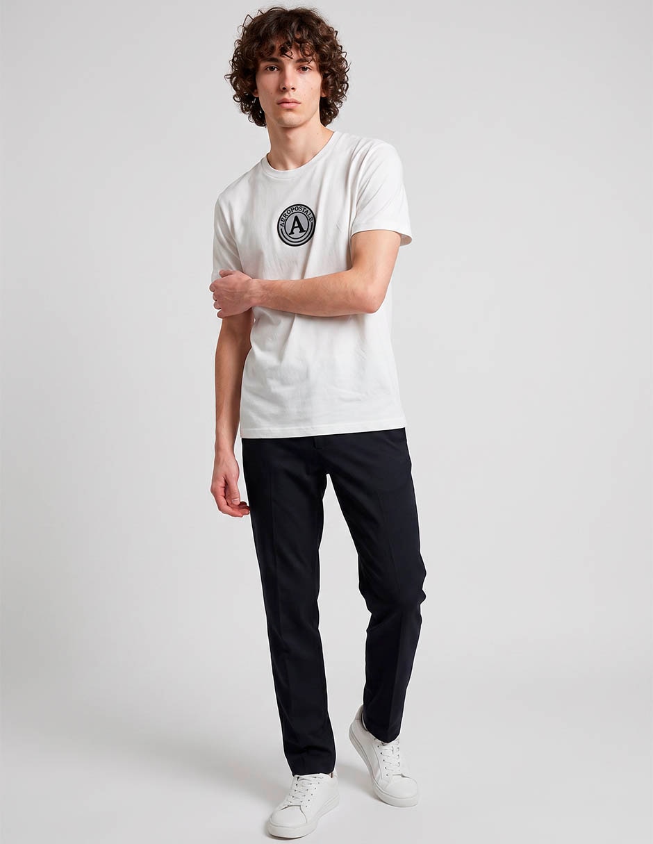 Playera cuello redondo para hombre