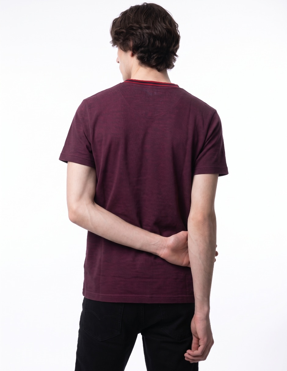 Playera cuello redondo para hombre