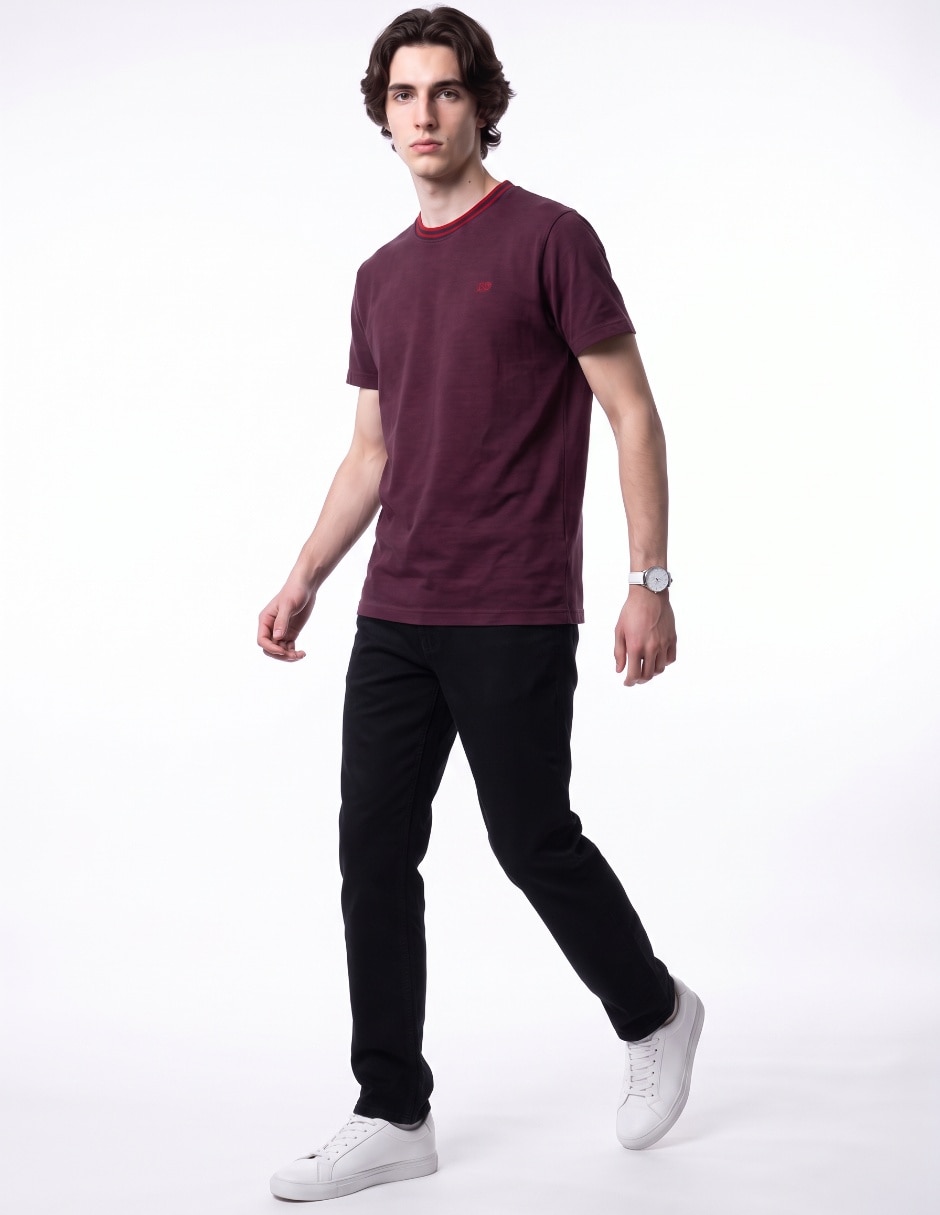 Playera cuello redondo para hombre