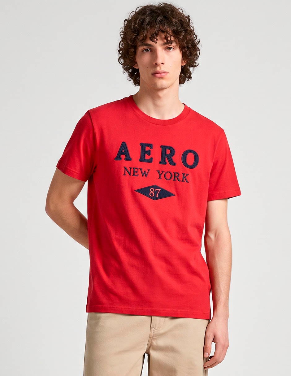 Set playera/playera aéropostale otoño cuello redondo para hombre