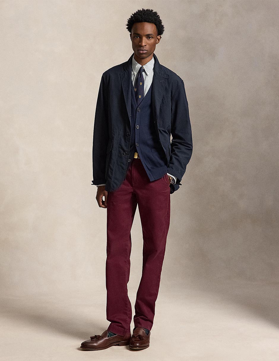 Pantalón chino recto para hombre 6