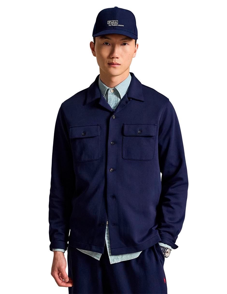 Sobrecamisa casual manga larga para hombre 10