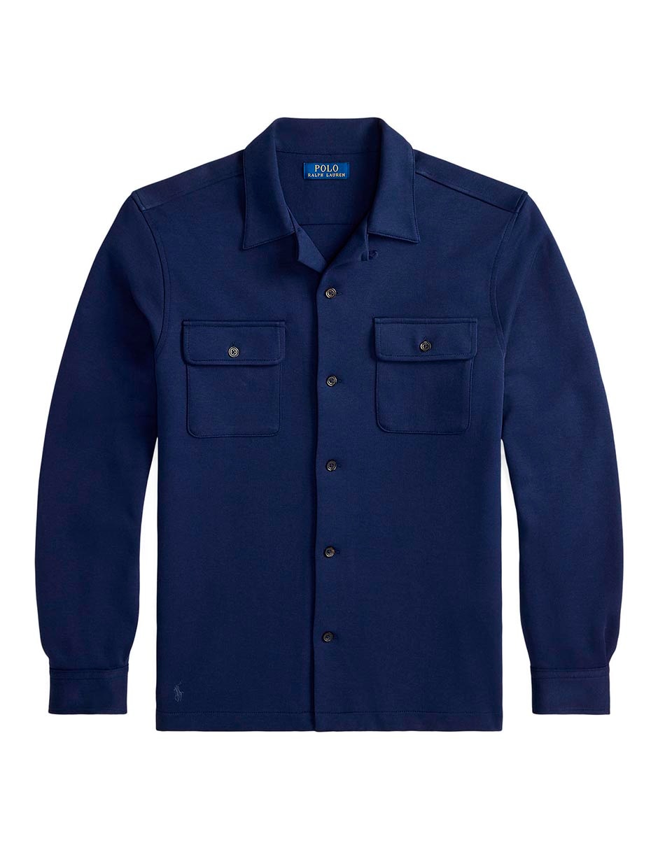 Sobrecamisa casual manga larga para hombre 14