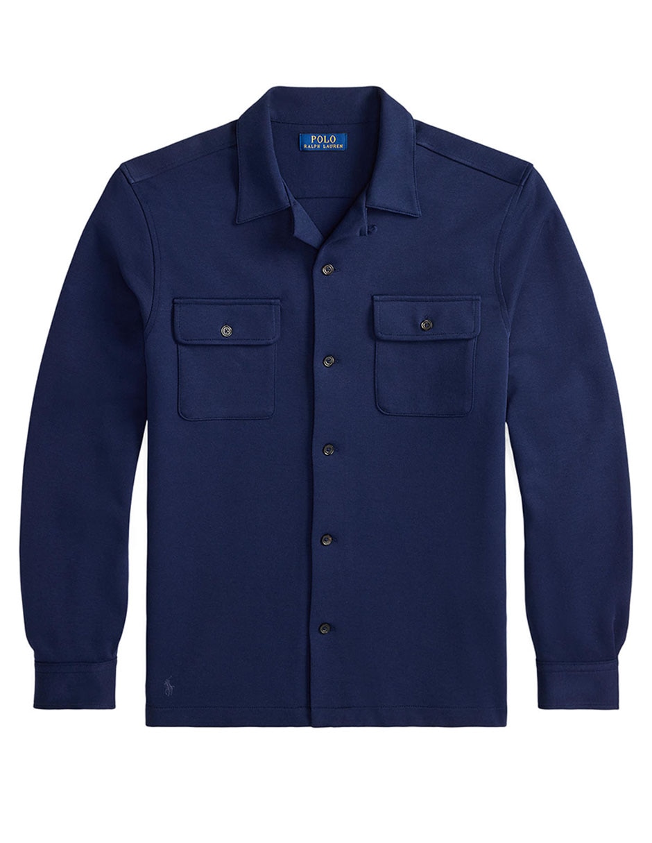 Sobrecamisa casual manga larga para hombre 12