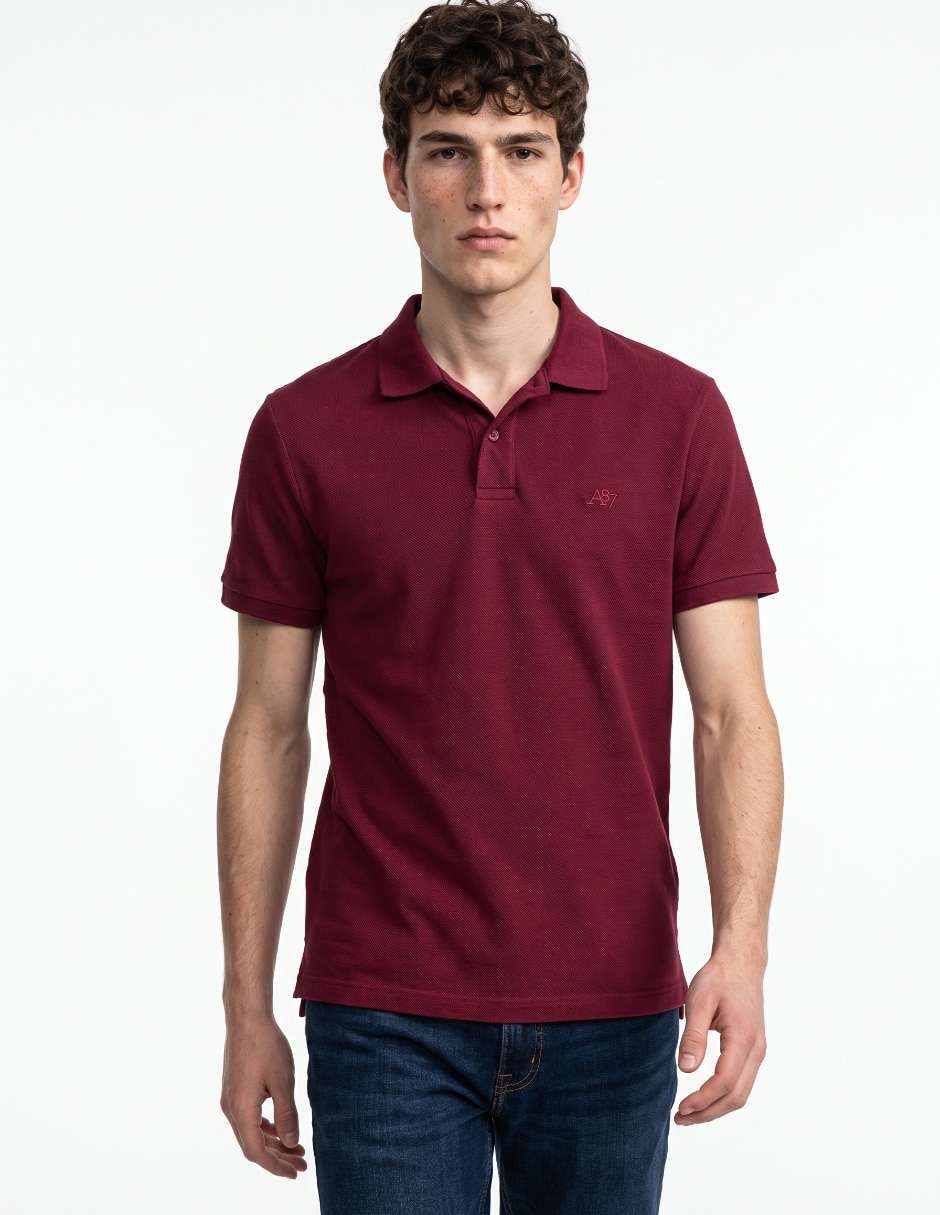 Playera tipo polo cuello polo para hombre