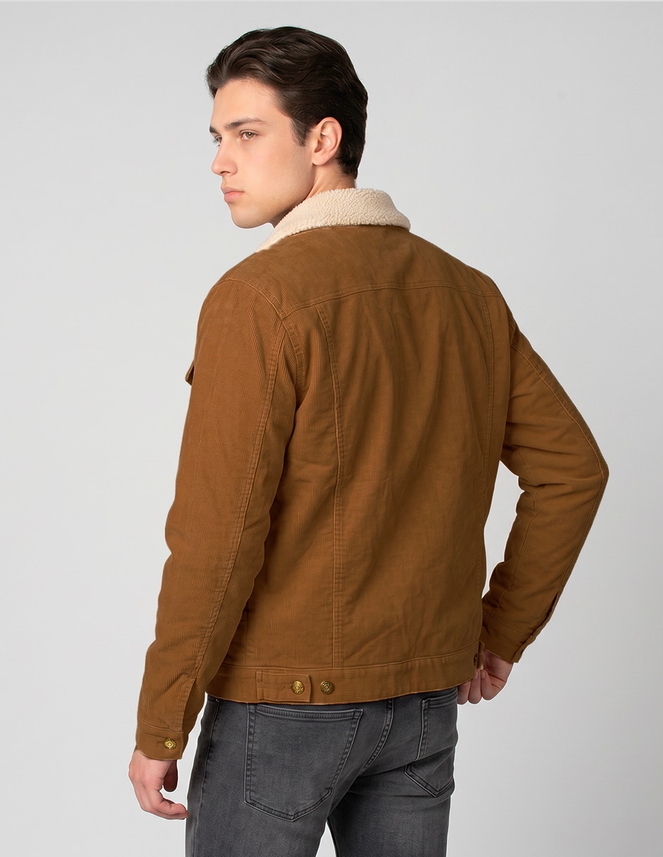 Chamarra casual con bolsillos para hombre 3