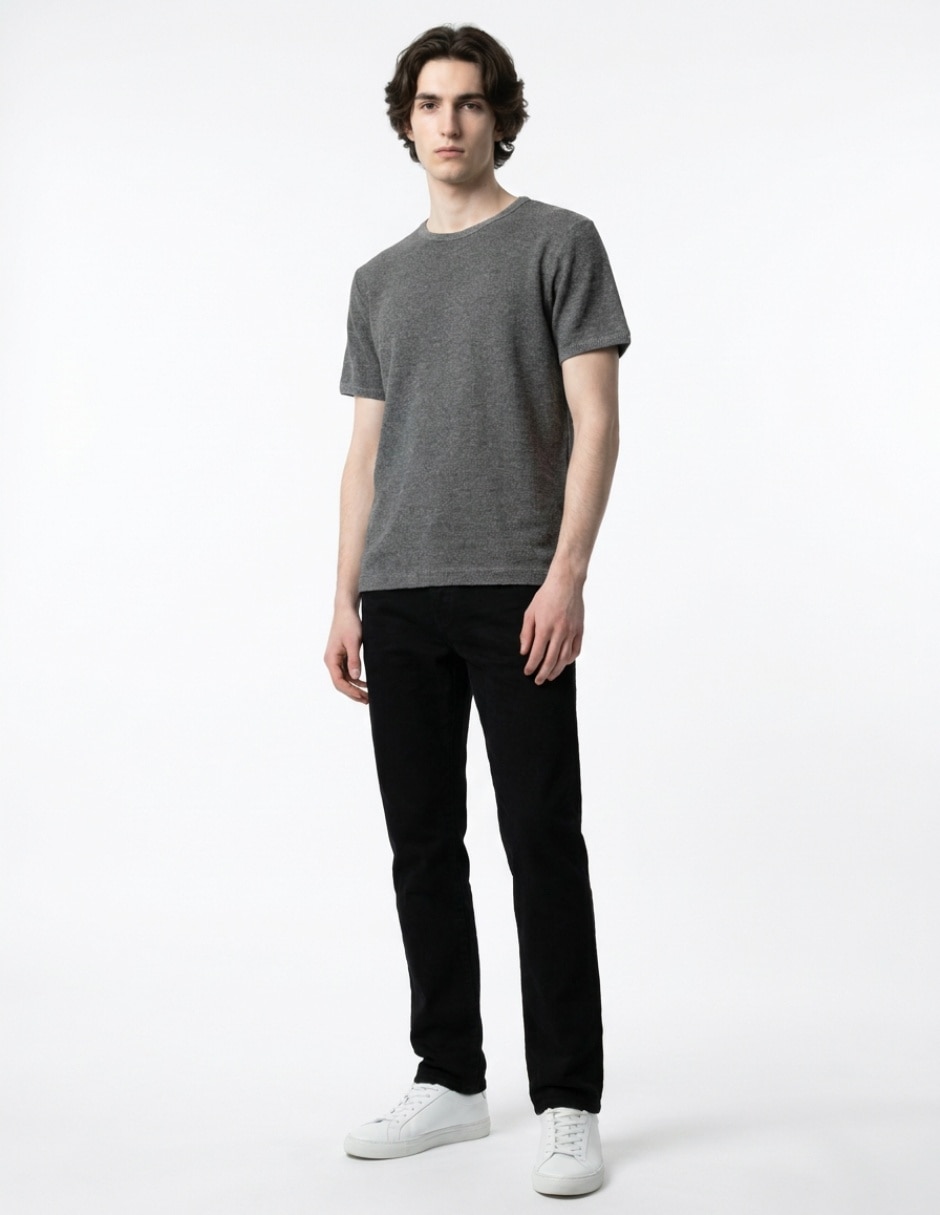 Playera cuello redondo para hombre 1
