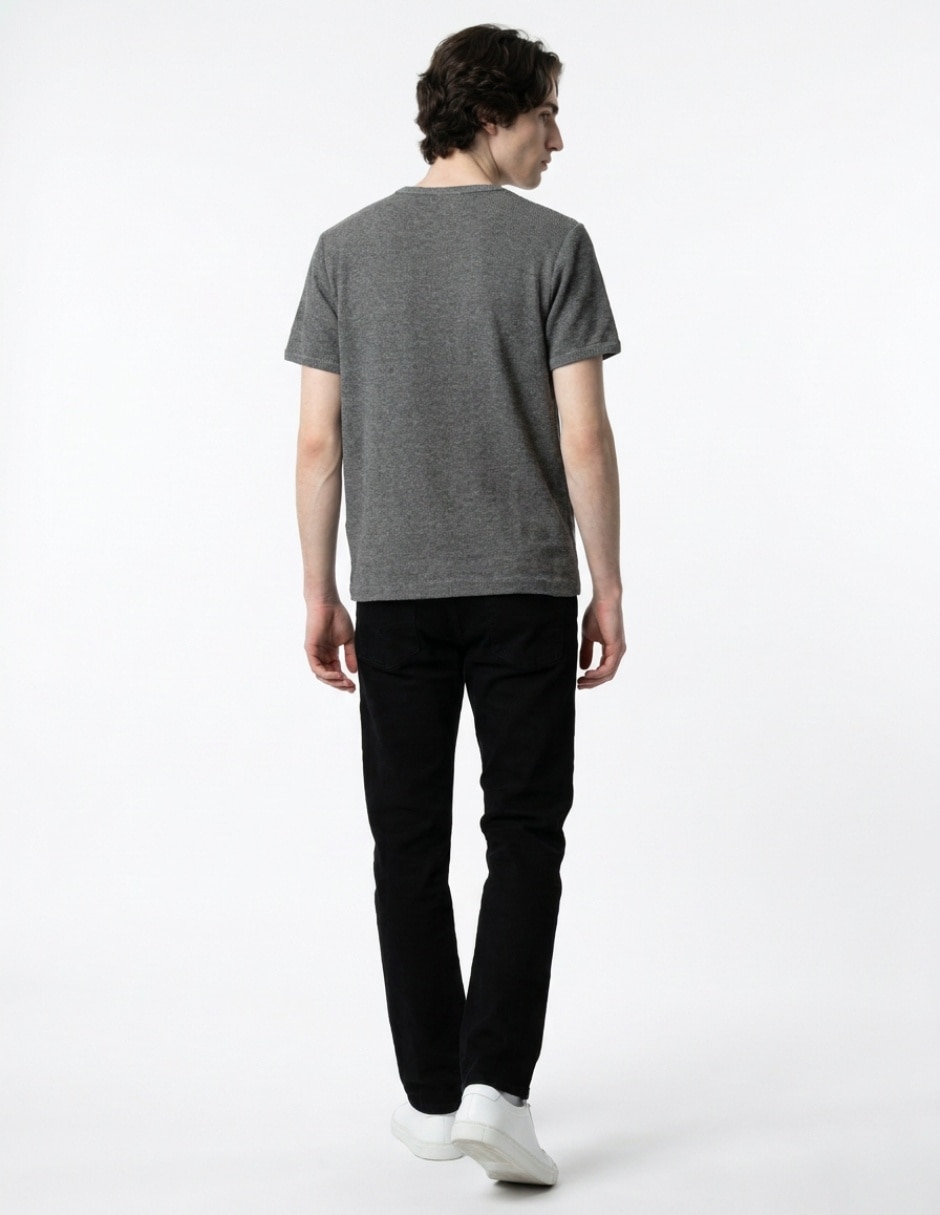 Playera cuello redondo para hombre 2