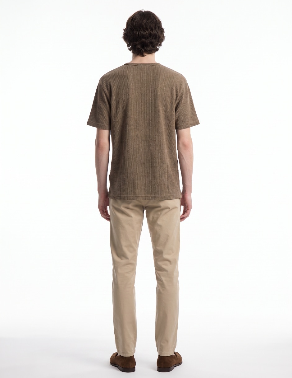 Playera cuello redondo para hombre 2