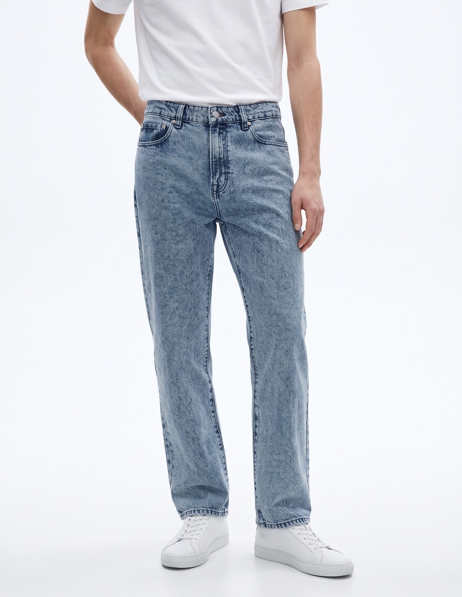 Jeans baggy lavado acid wash para hombre Jeans baggy lavado acid wash para hombre