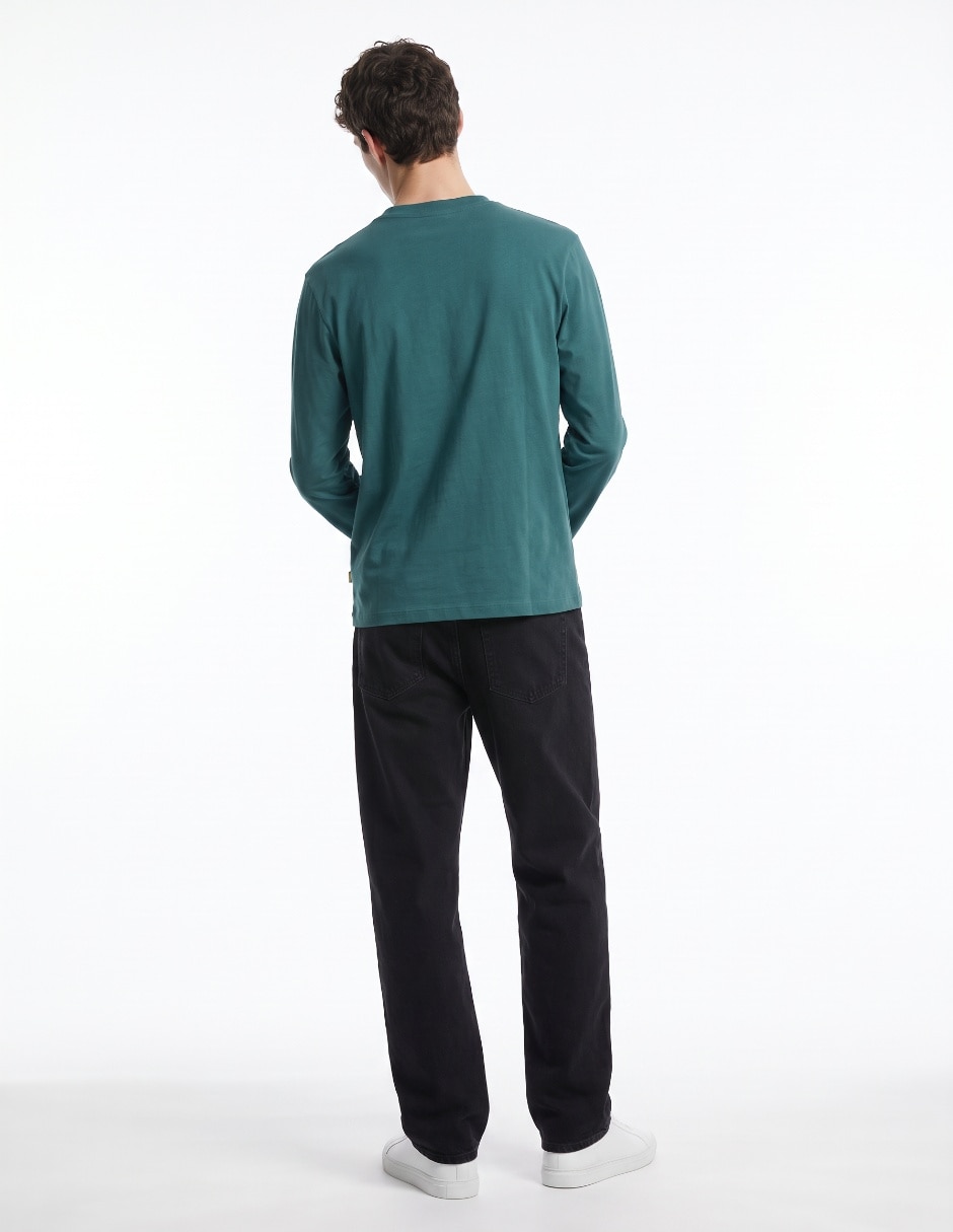 Playera peanuts cuello redondo para hombre 2