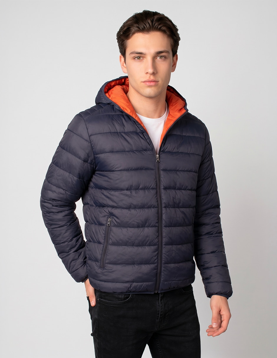 Chamarra capitonada aero reversible para hombre 1