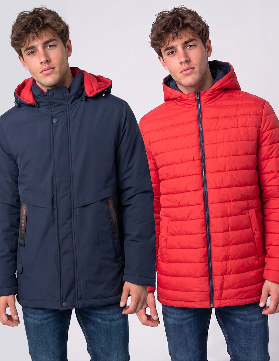 Chamarra cazadora reversible para hombre 7