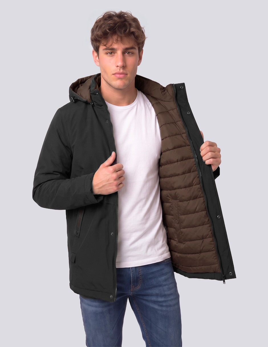 Chamarra cazadora reversible para hombre 7