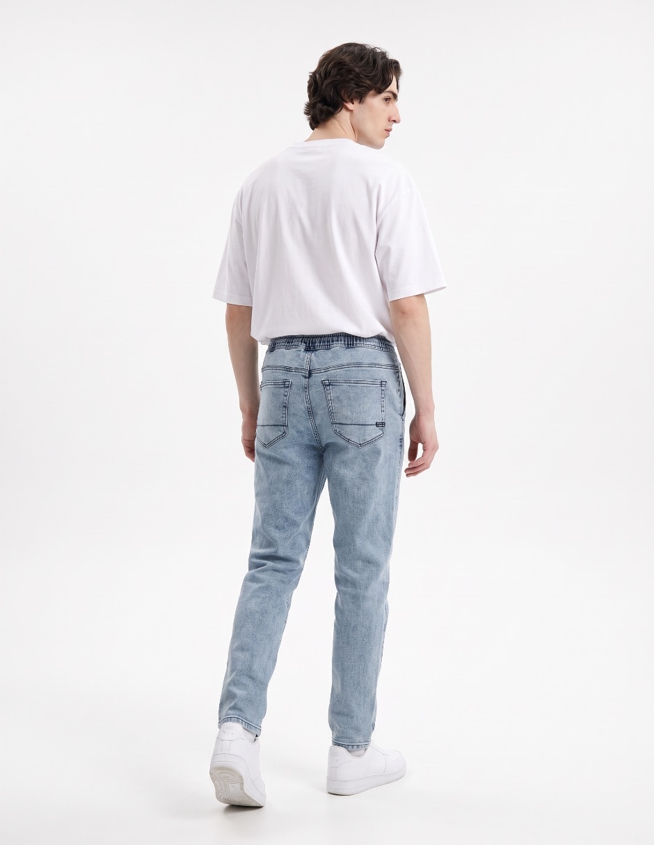 Jeans jogger con bolsillos para hombre 2