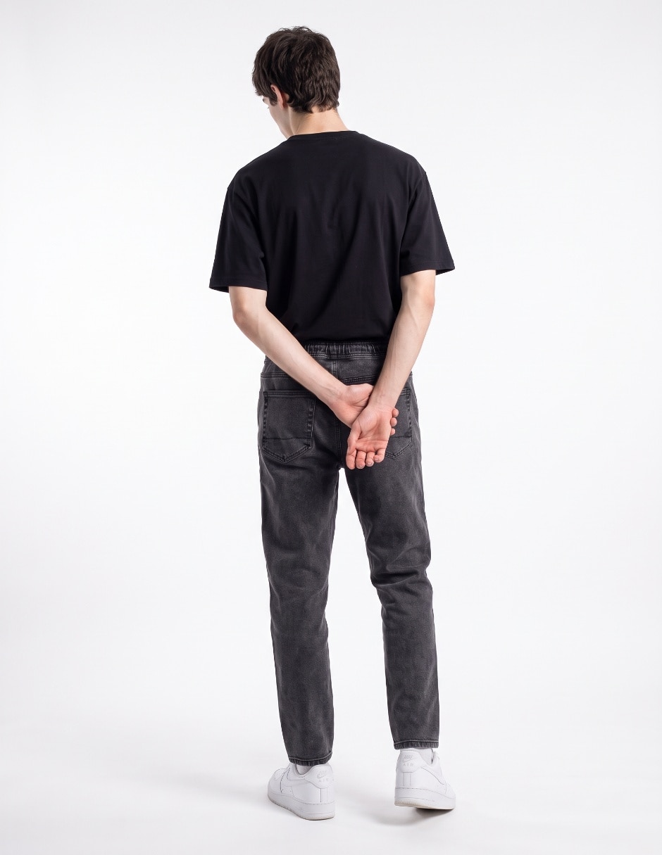 Jeans jogger con bolsillos para hombre 2