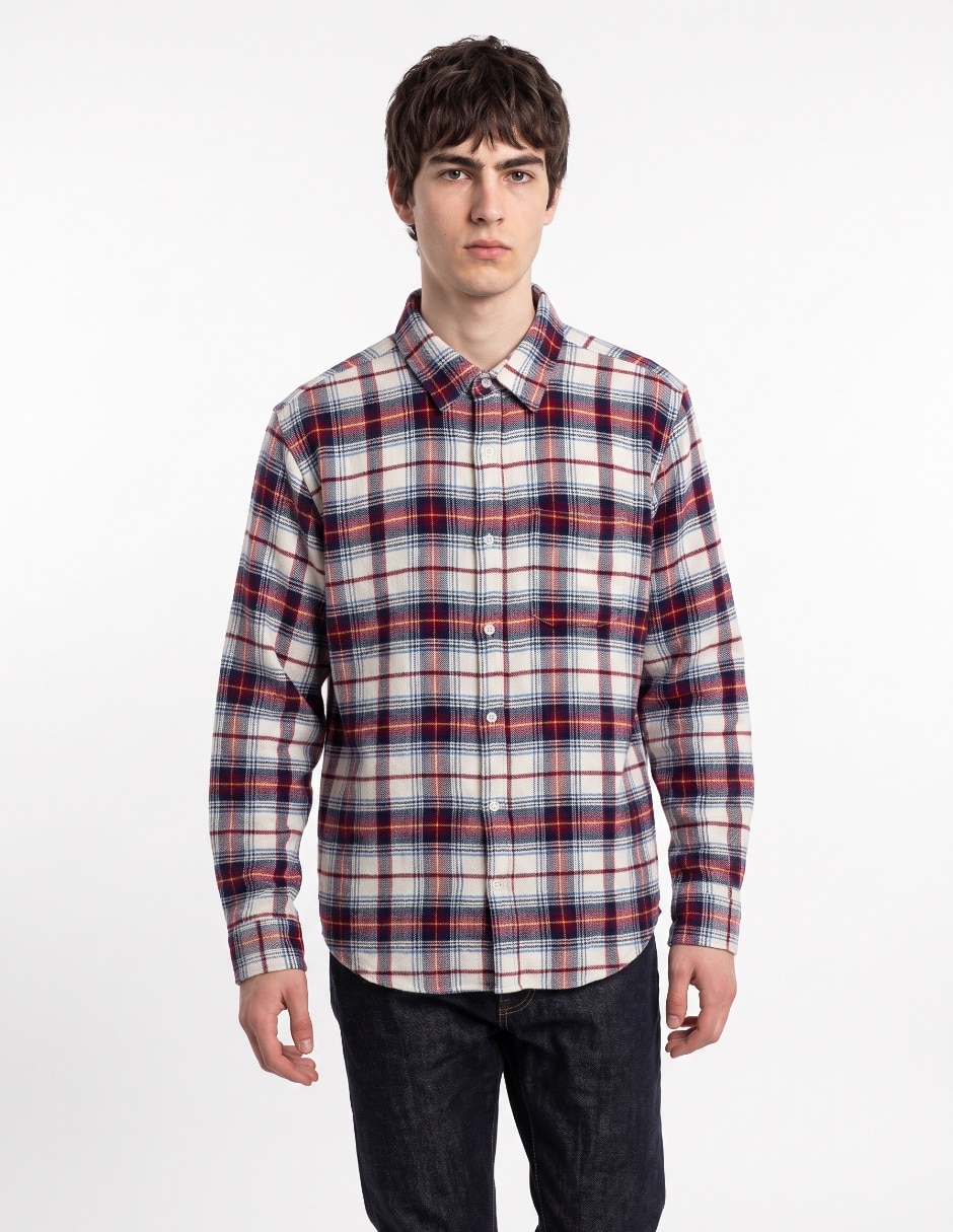Camisa casual manga larga para hombre