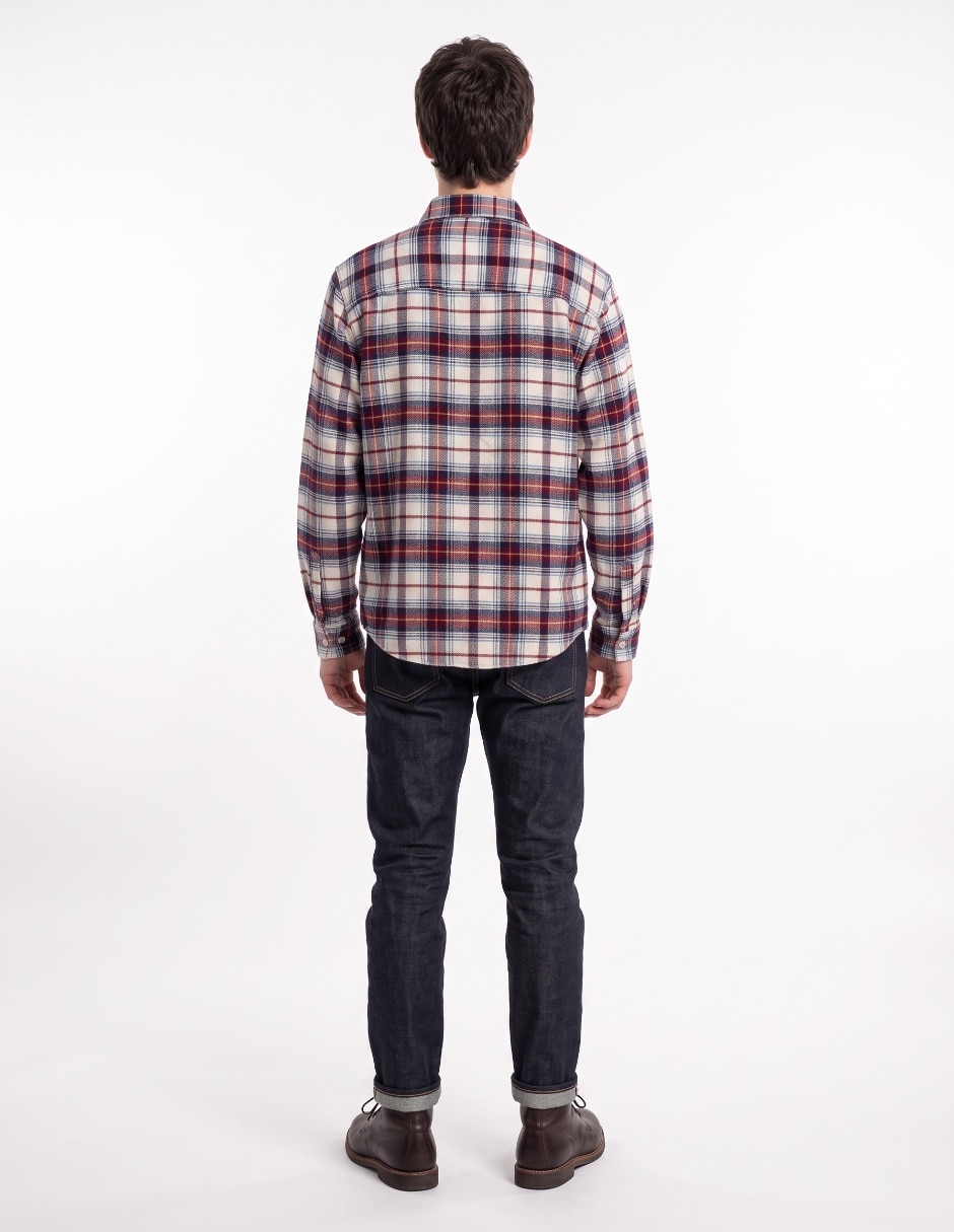 Camisa casual manga larga para hombre