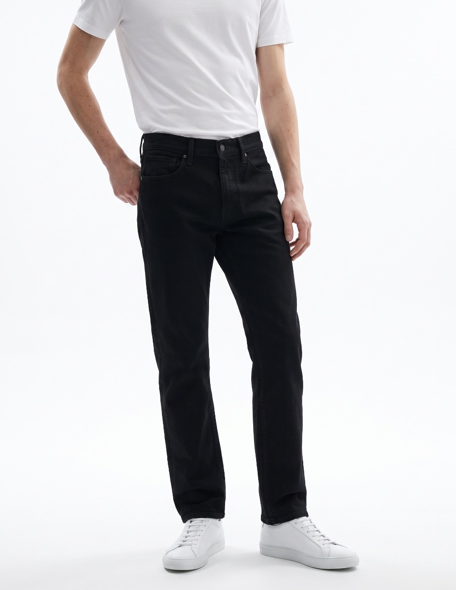Jeans straight lavado rinse para hombre Jeans straight lavado rinse para hombre