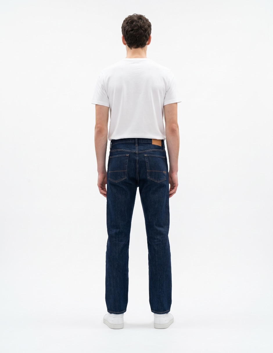 Jeans bota lavado rinse para hombre 2