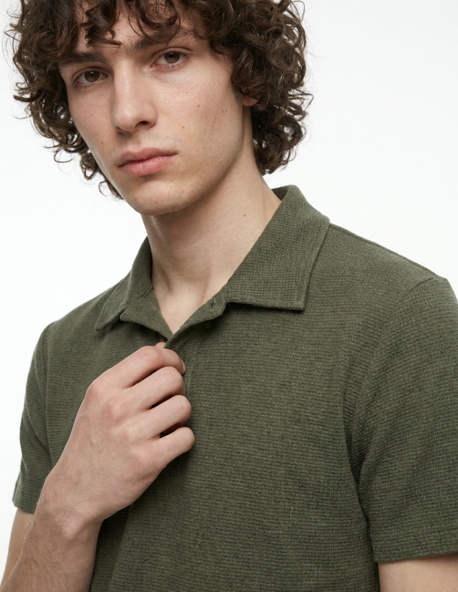 Playera tipo polo para hombre 4