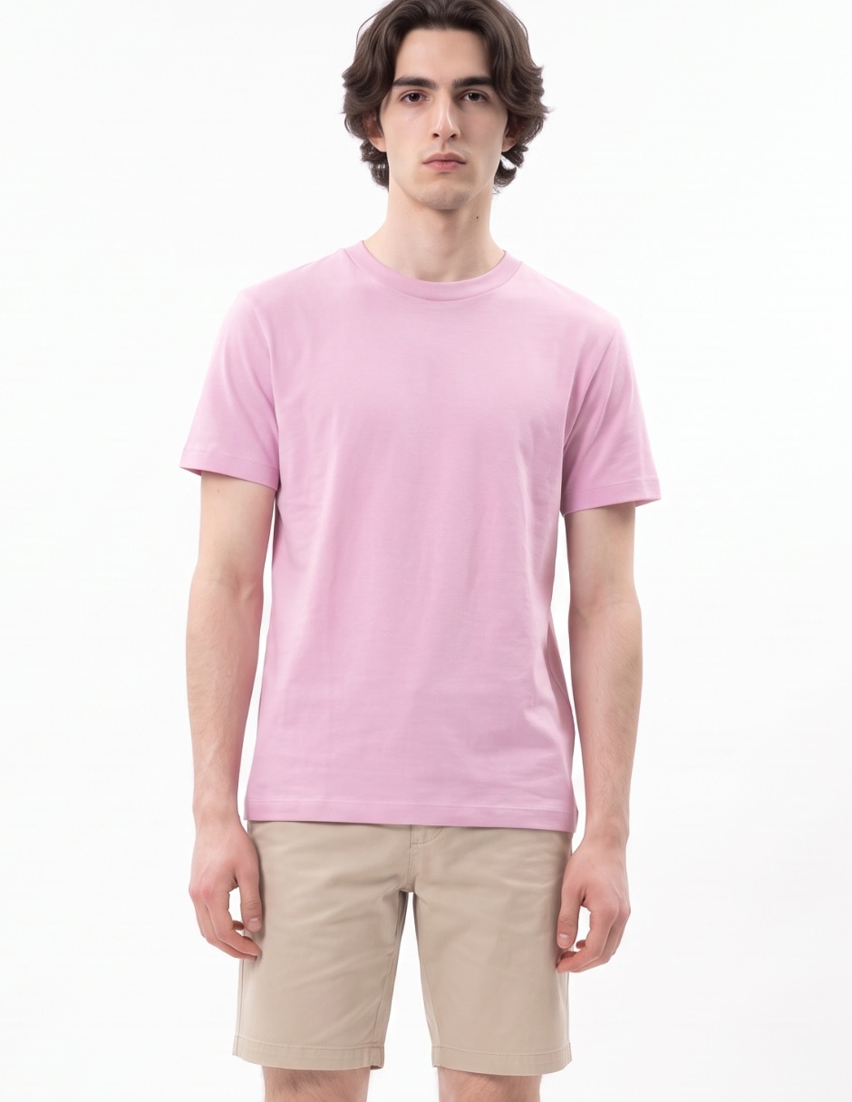Playera cuello redondo para hombre