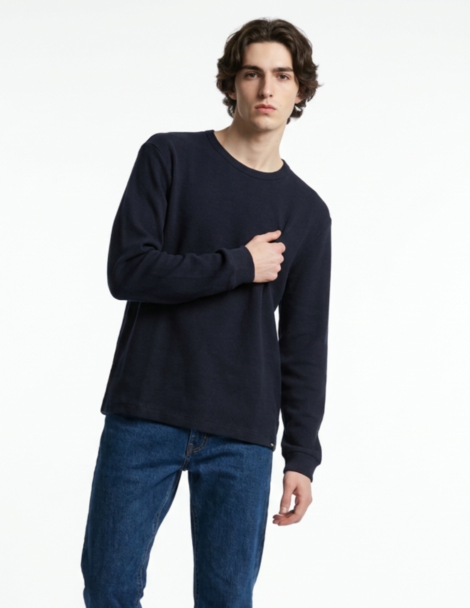 Playera cuello redondo para hombre 1