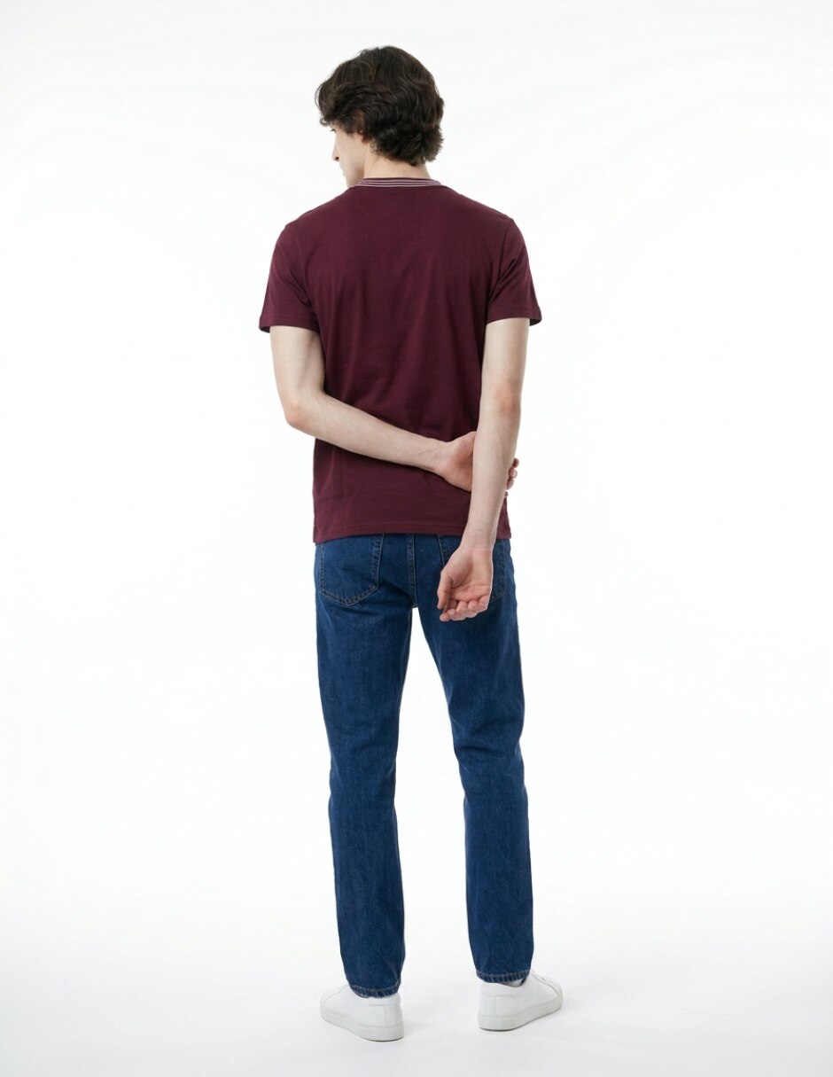 Playera cuello redondo para hombre 2