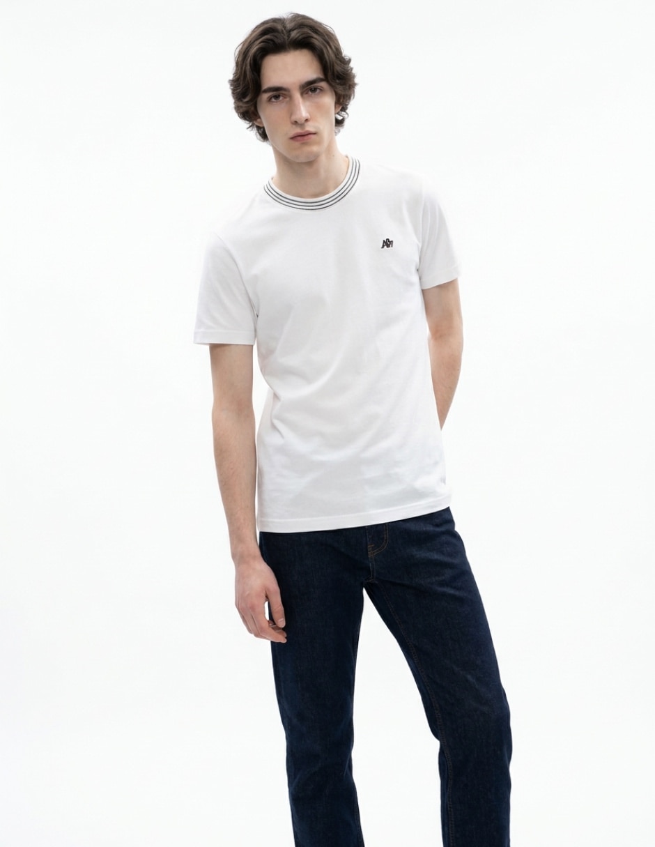Playera cuello redondo para hombre