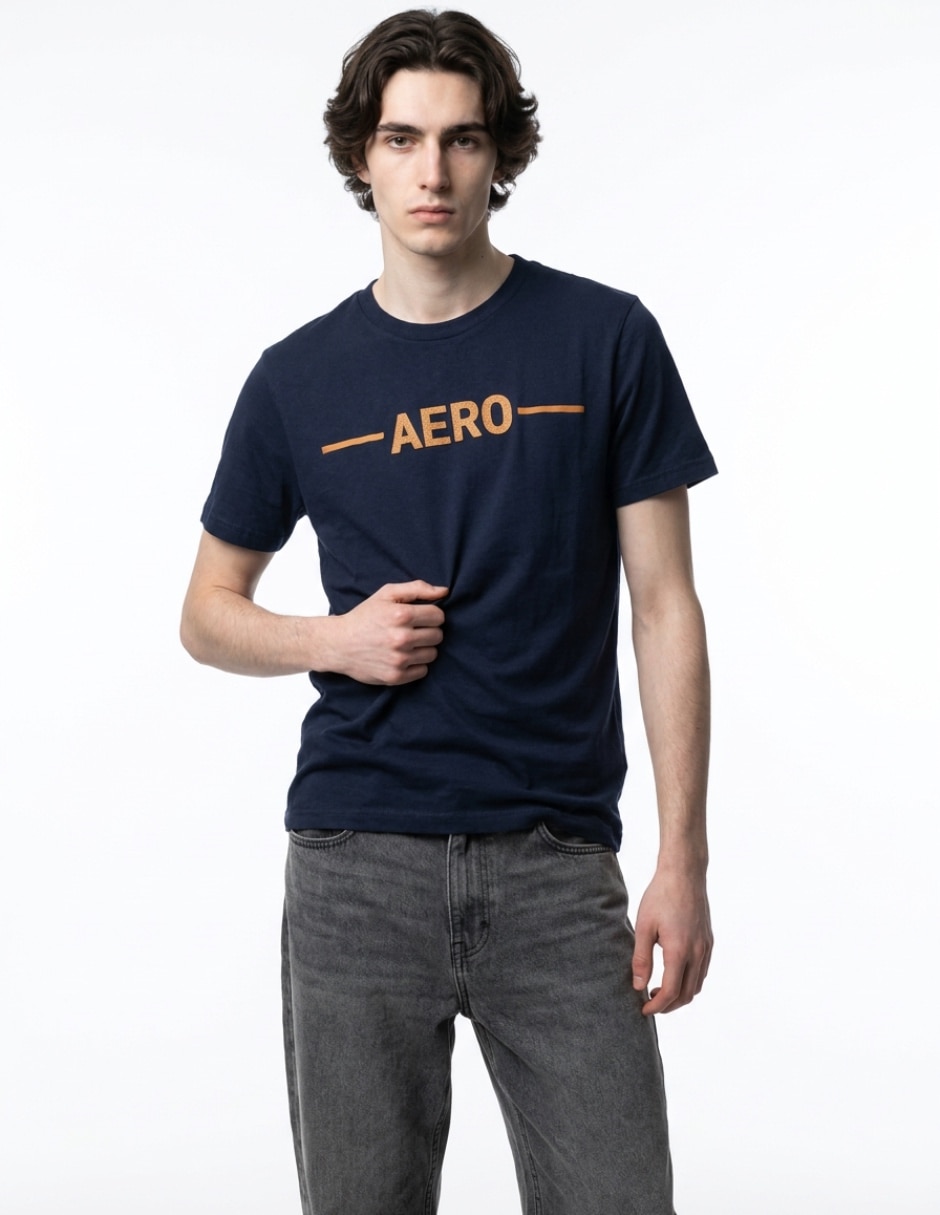 Playera cuello redondo para hombre 1